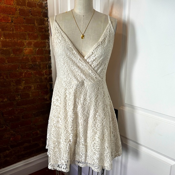 Cream Floral Dress | Mossimo Supply Co - Picture 1 of 5